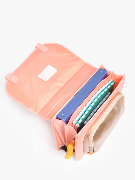 2-compartment Satchel Stones and bones Pink girls G other view 3