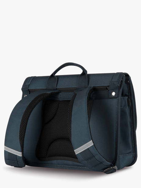 2-compartment Satchel Cabaia Blue school M other view 4
