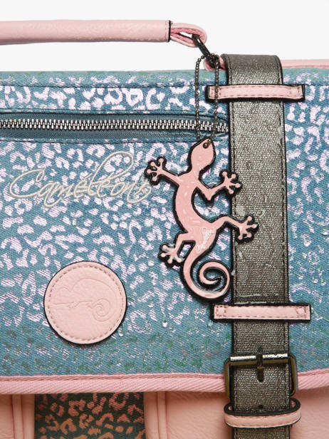 Lunch Bag Cameleon Blue vintage fantasy BL24 other view 4