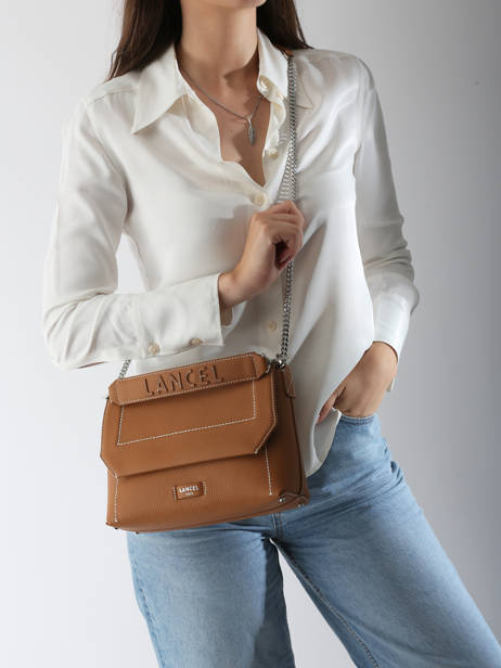 Shoulder Bag Ninon Leather Lancel Brown ninon A13782 other view 1