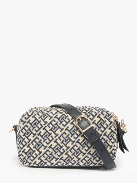Shoulder Bag Th Jacquard Polyurethane Tommy hilfiger Blue th jacquard AW17443 other view 3