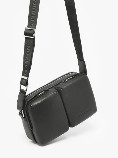 Sac Reporteur José Cuir Arthur & aston Noir thomas 3 vue secondaire 1