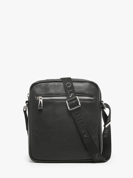 Sac Bandoulière José Cuir Arthur & aston Noir thomas 2 vue secondaire 3
