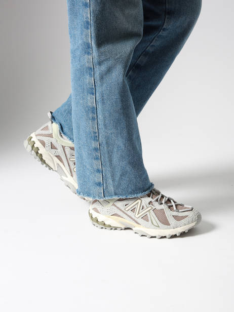 Sneakers En Cuir New balance Gris boy ML610TE vue secondaire 1