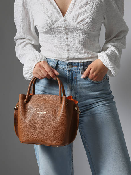 Sac à Main Foulonne Double Cuir Lancaster Marron foulonne double louisa 18 vue secondaire 1