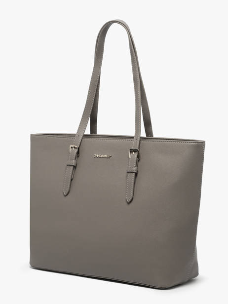 Sac Porté épaule A4 Saffiano David jones Gris saffiano 3 vue secondaire 1