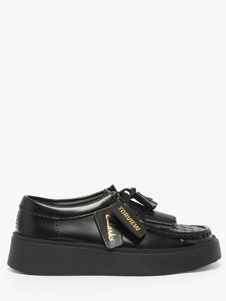 Chaussures Derbies En Cuir Clarks Noir women 26184943
