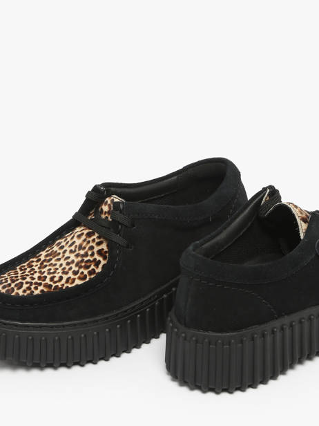 Chaussures Derbies En Cuir Clarks Noir women 26181189 vue secondaire 2