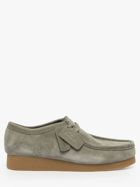 Mocassins En Cuir Clarks Vert men 26183447