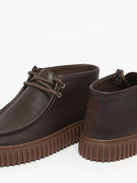 Chaussures Derbies Montante En Cuir Clarks Marron men 26183425 vue secondaire 2