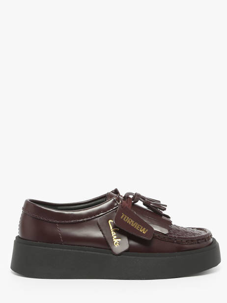 Chaussures Derbies En Cuir Clarks Marron women 26184948