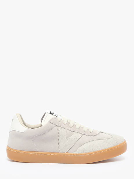 Sneakers En Cuir Victoria Beige women 1126229