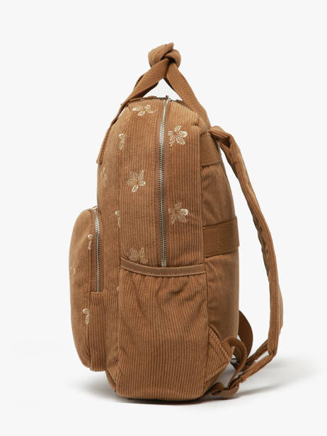 Sac à Dos 1 Compartiment Roxy Marron back to school RJBP4933 vue secondaire 1