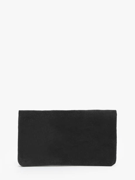 Porte-monnaie Velvet Cuir Milano Noir velvet VE23113 vue secondaire 2