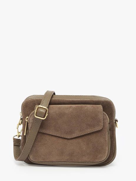 Sac Bandoulière Velvet Caviar Cuir Milano Marron velvet caviar VC25067