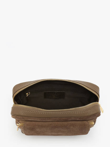 Sac Bandoulière Velvet Caviar Cuir Milano Marron velvet caviar VC25067 vue secondaire 2