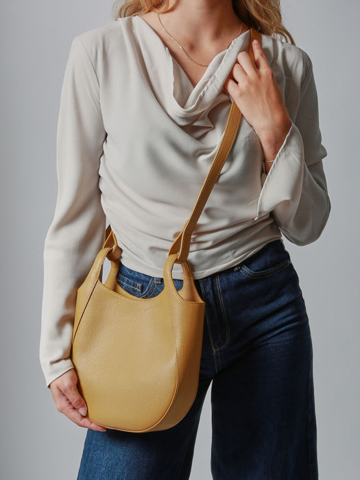 Longchamp Le foulonné Messenger bag Yellow