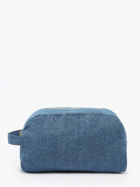 Recycled Coton Hermel Toiletry Bag Rivedroite Blue timeless HERMETIM other view 2