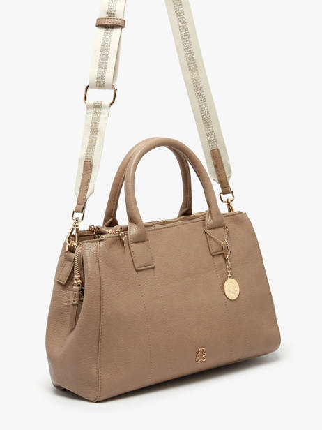 Handbag Soft Lulu castagnette Brown soft YAEL other view 2