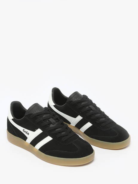 Sneakers In Leather Gola Black men CMB735 other view 1