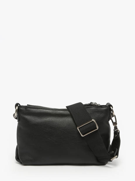 Sac Bandoulière Vintage Cuir Mila louise Noir vintage 3864C vue secondaire 4