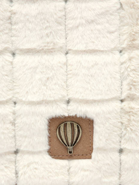 Sac Porté épaule Quadri Polyester Le voyage en panier Beige quadri AHP271 vue secondaire 2
