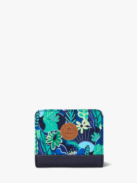 Portefeuille M Manaus Cabaia Bleu anniversaire 10ans - WALM-10A