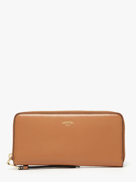 Portefeuille Cuir Lancel Marron origami A13843