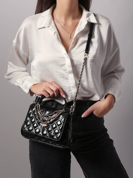 Sac Bandoulière Giully Guess Noir giully TG967319 vue secondaire 1