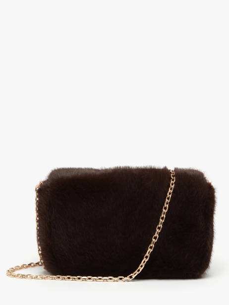 Medium Faux Fur Moon Crossbody Bag Vanessa bruno Brown moon 30V40533 other view 4