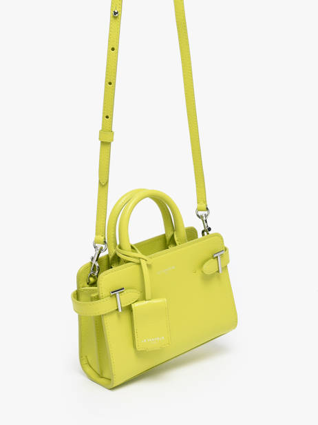 Crossbody Bag Emily Leather Le tanneur Yellow emily TEMI1630 other view 2