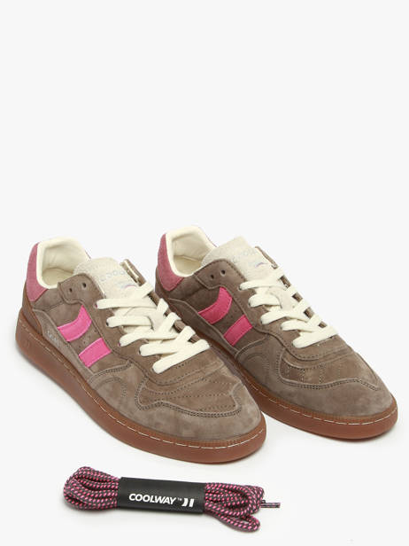 Sneakers Goal In Leather Coolway Brown men 8623594 other view 1