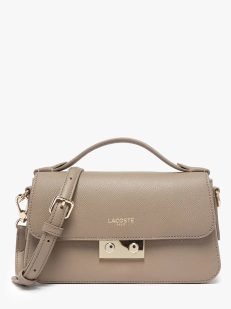 Crossbody Bag Champs Elysee Leather Lacoste Beige champs elysee NF5099PH