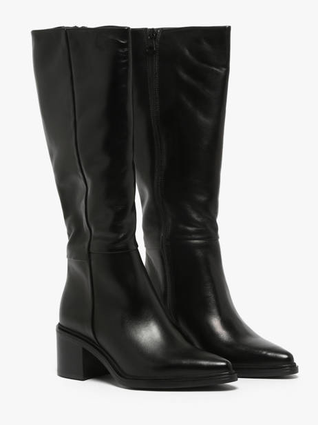 Heeled Boots In Leather Mjus Black women L39303 other view 1