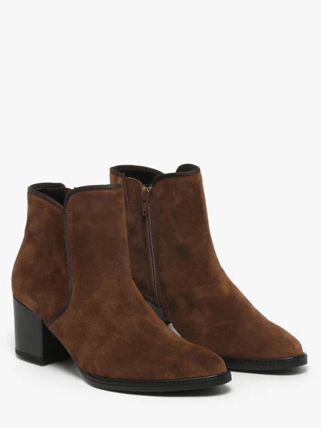Heeled Boots In Leather Gabor Brown women 41 other view 1