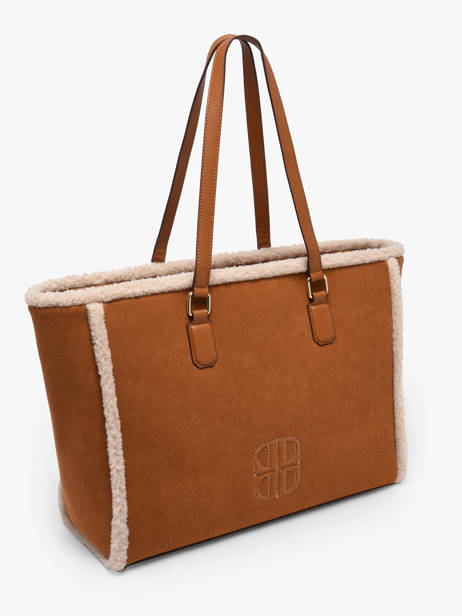 Sac Porté épaule Brit Laurent david Marron ld bags 988 vue secondaire 2