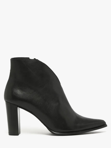 Heeled Formal Shoes In Leather Myma Black women 85009