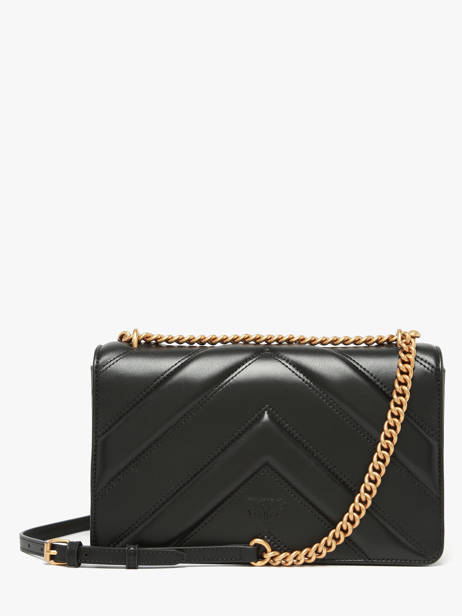 Shoulder Bag Love Bag Icon Leather Pinko Black love bag icon 4549A2OS other view 4