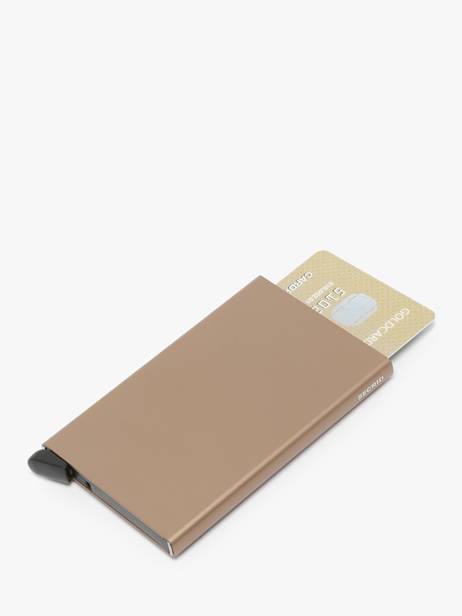 Card Holder Leather Secrid Beige magsafe CFM other view 1