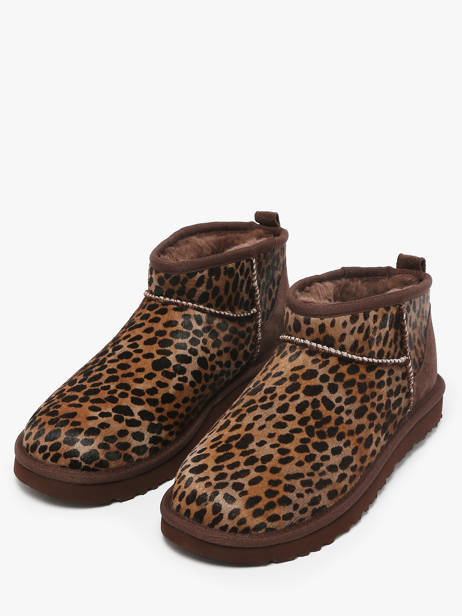 Boots In Leather Ugg Brown women 1158328 other view 1