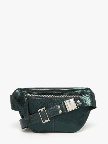 Leather La Banane Minuit Belt Bag Paul marius Green minuit BANANMIN other view 4