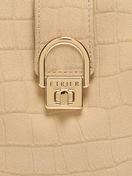 Shoulder Bag Equestre Croco Leather Etrier Beige equestre croco EECQ0143 other view 5