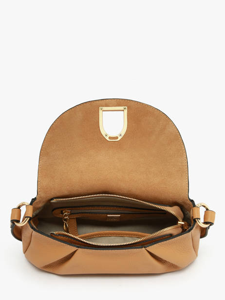 Shoulder Strap Crossbody Bag Shadow Leather Etrier Yellow shadow ESHA163S other view 4