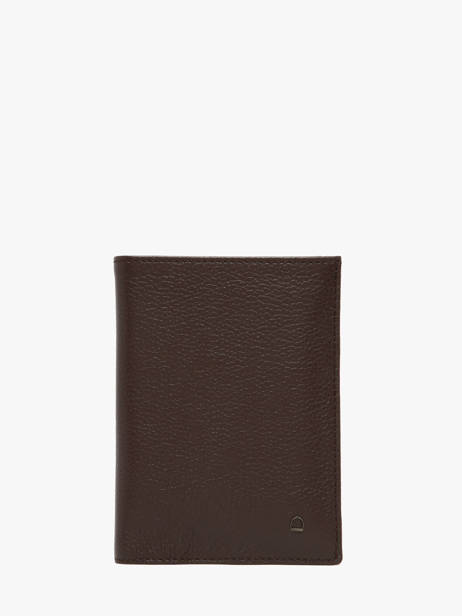 Wallet Leather Madras Etrier Brown madras EMAD271