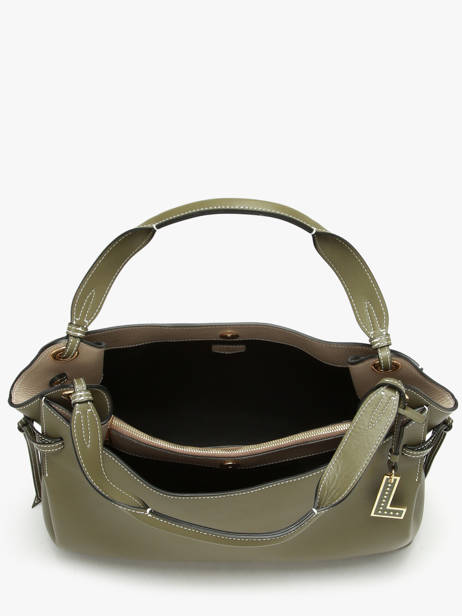 Shoulder Bag Swann Leather Lancel Green swann A13990 other view 3