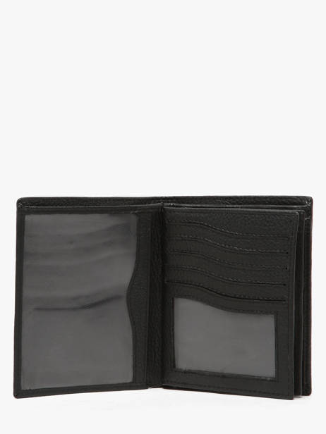 Wallet Caviar Leather Crinkles Black caviar 14089 other view 1