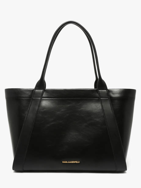 Leather K/ville Studs Shoulder Bag Karl lagerfeld Black k ville B1W30261 other view 4