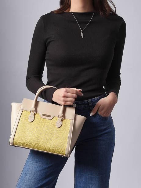 Satchel Capri Hexagona Yellow capri 4020267 other view 1