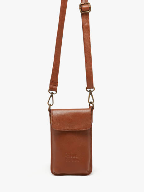 Phone Case Leather Basilic pepper Brown cow BCOW88 other view 2