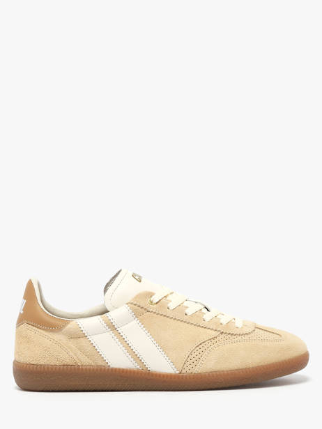 Sneakers In Leather Caval Beige women BAPULS20